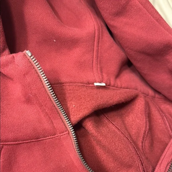 Lululemon Red scuba Hoodie - Picture 6 of 7